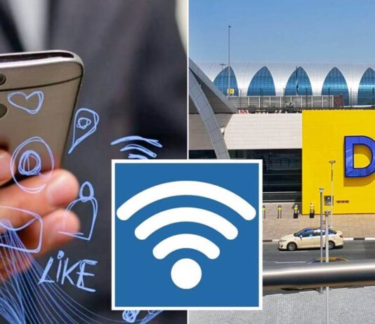 how to connect to dxb free wifi dubai airport