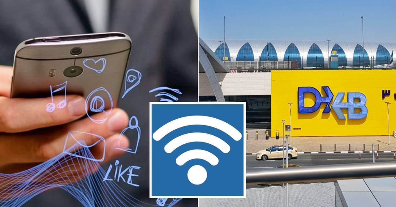 how to connect to dxb free wifi dubai airport