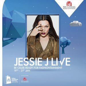 jessie j photo mall of the emirates