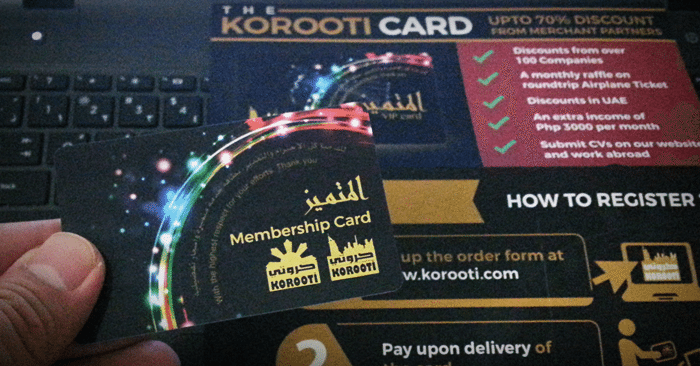 korooti vip membership card