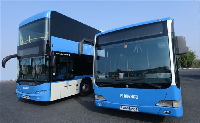 rta dubai bus blue