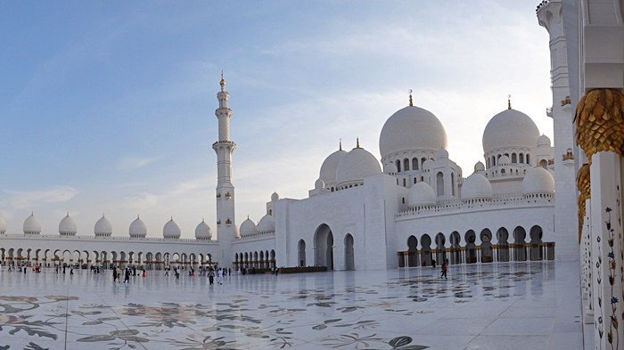 sheikh zayed grand mosque abu dhabi photo