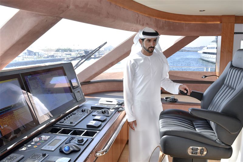 crown prince of dubai boat show photos