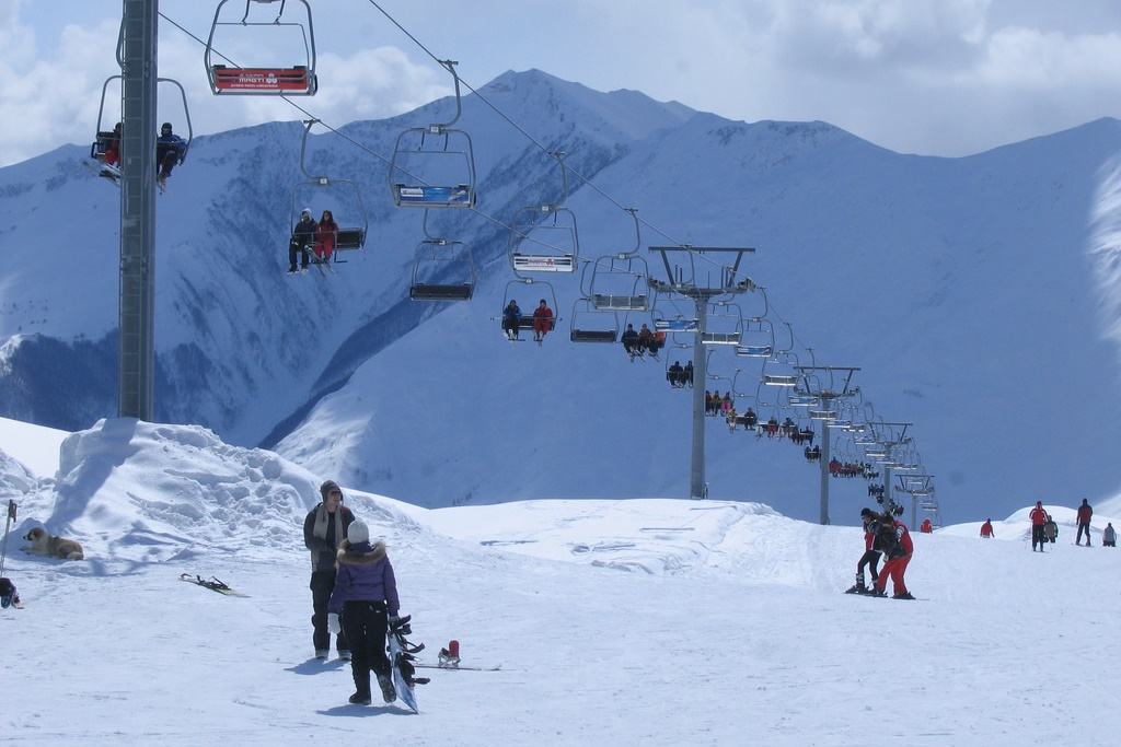 gudauri skiing georgia