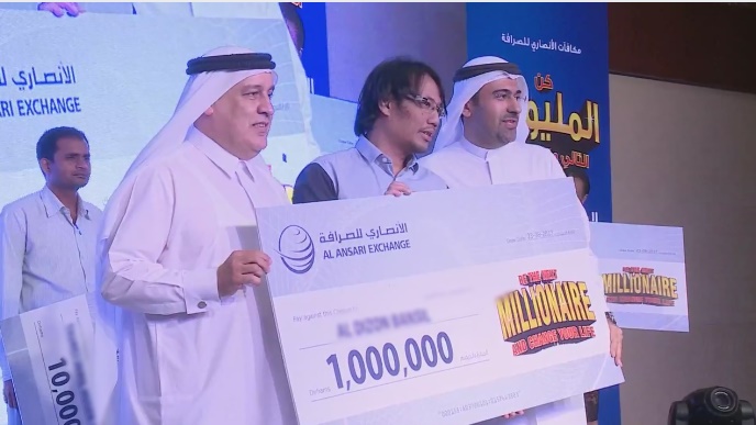 filipino wins 1 million dirhams al ansari raffle