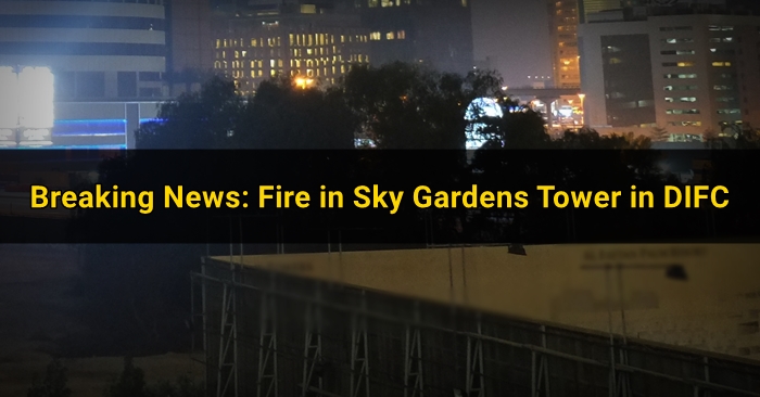 fire skygardens tower in difc