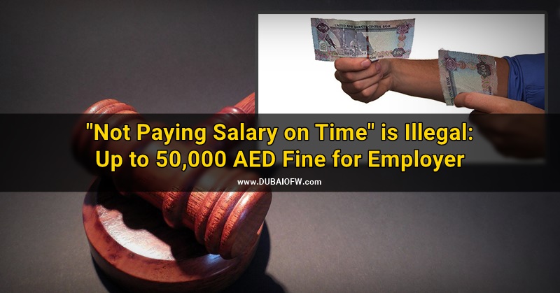 salary delay - not paying salary on time uae