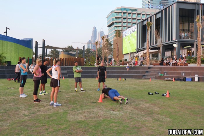 the beach jbr exercise