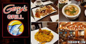 gerry's grill filipino restaurant in dubai