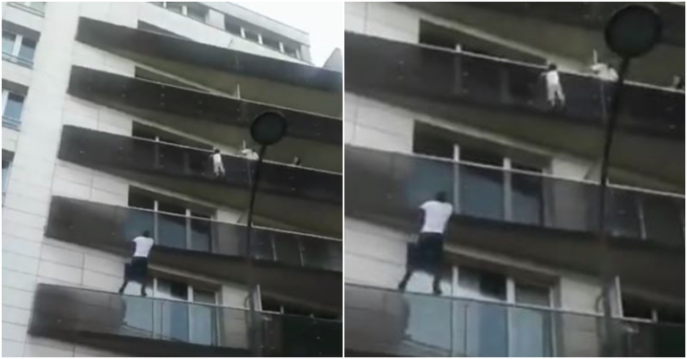 WATCH: Young Man from Mali Saves Child Dangling from Balcony in Paris ...