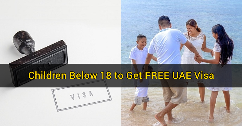 uae visit visa price for children's