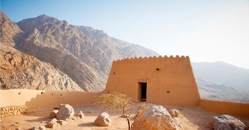 dubai to ras al khaimah via bus - dhayah fort