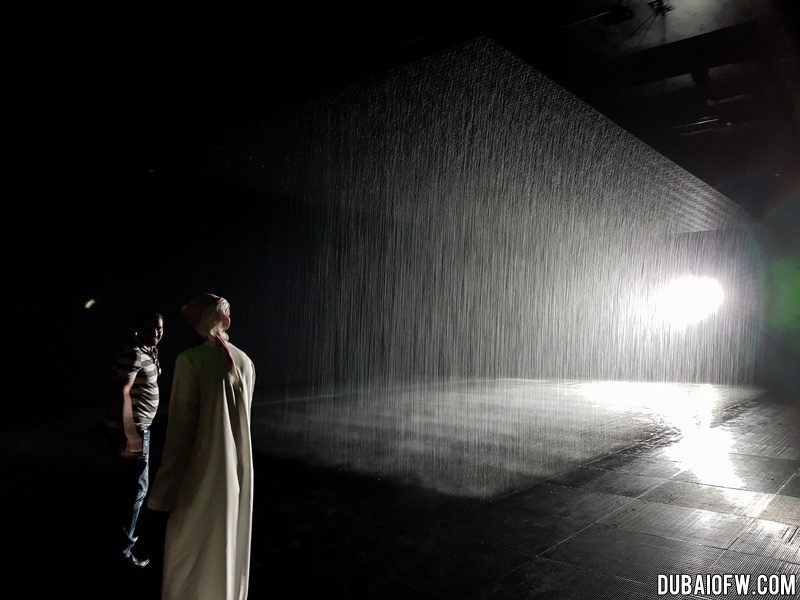 Rain Room Attraction In Sharjah Dubai Ofw