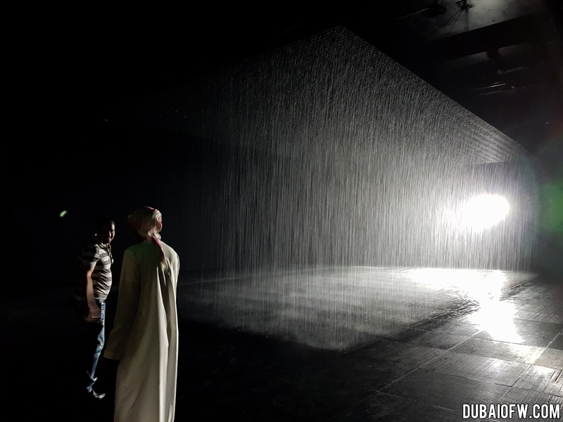 Rain Room Attraction in Sharjah Dubai OFW