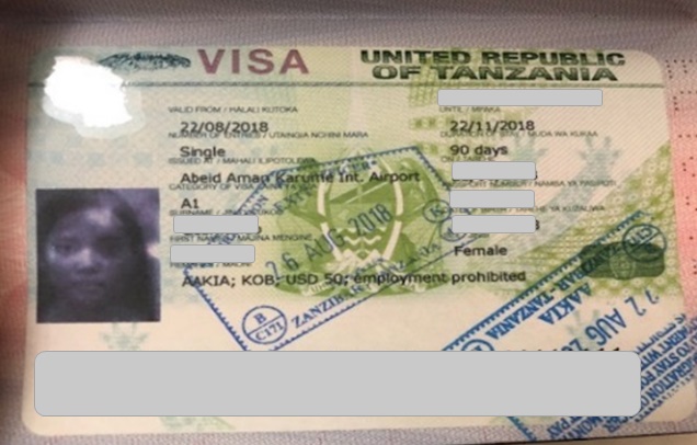 tanzania visa on arrival dubai