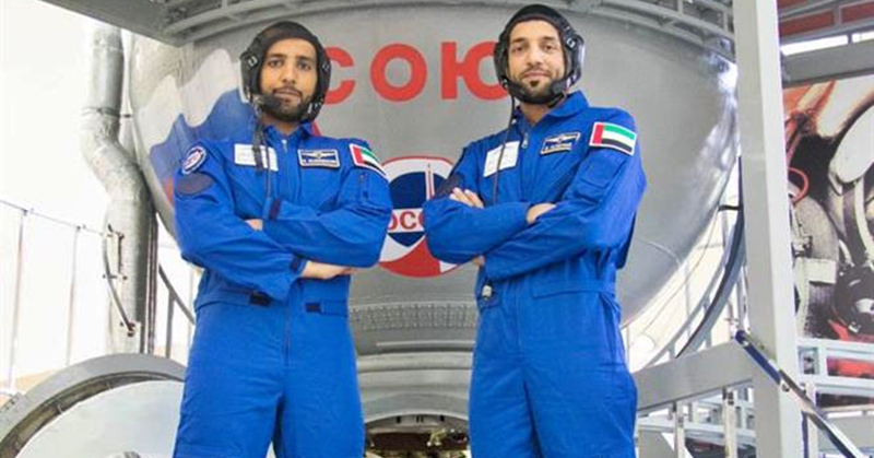 Shaikh Hamdan Extends Well Wishes to Two UAE Astronauts