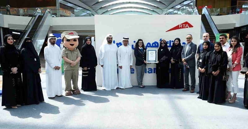 Dubai Sets Record for World's Biggest Awareness Message 1