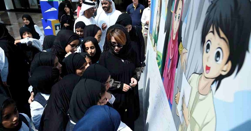 Dubai Sets Record for World's Biggest Awareness Message 3