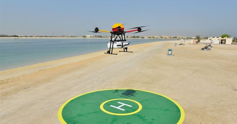 dubai flying rescuer drone 2