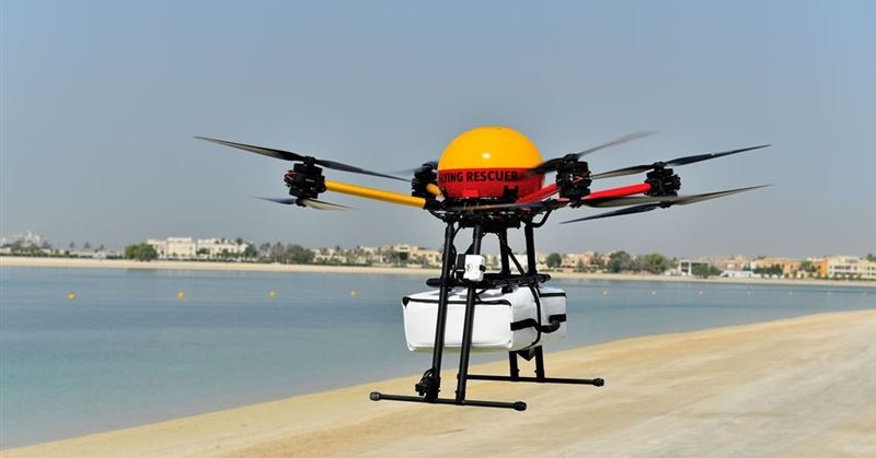 dubai flying rescuer drone 3