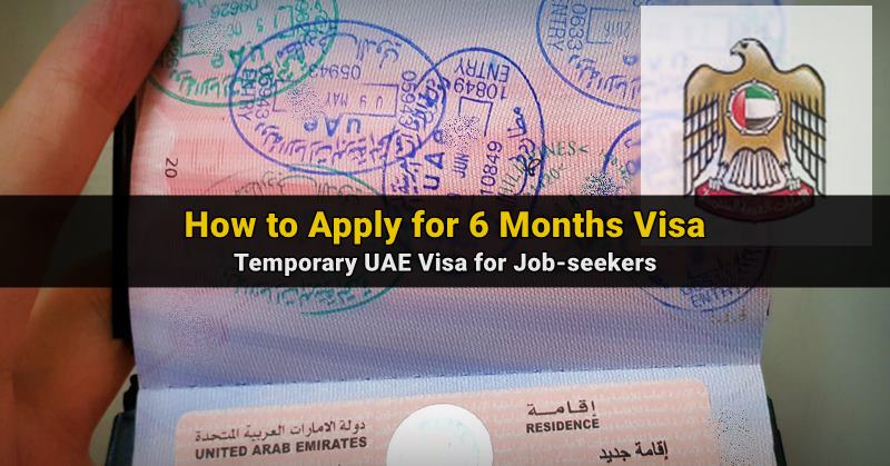 how to apply six months visa