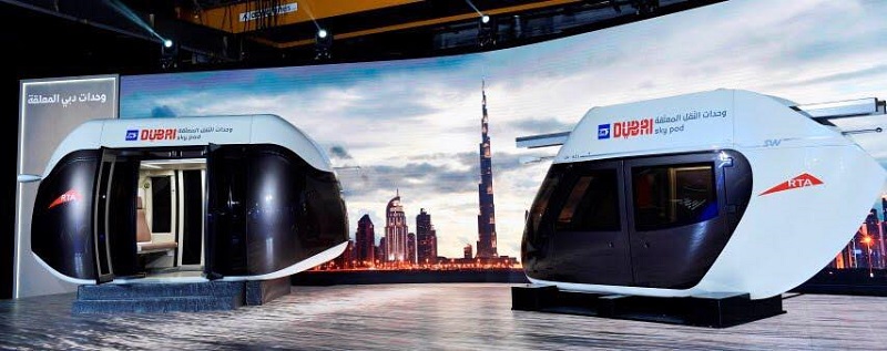 Crown Prince Hamdan Inspects Dubai's Sky Pods 4