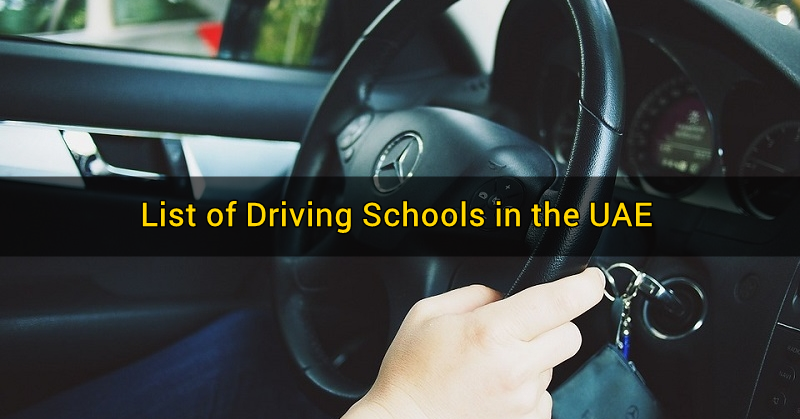 List of Driving Schools in the UAE