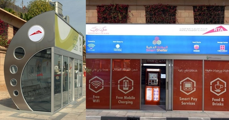 RTA Builds 58 Air-conditioned Bus Shelters Pilots Solar-powered Shelters 1