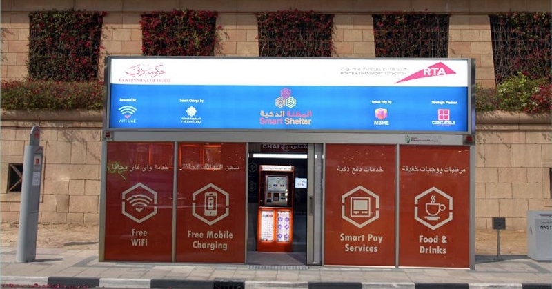 RTA Builds 58 Air-conditioned Bus Shelters Pilots Solar-powered Shelters 3