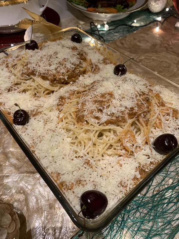 filipino style spaghetti