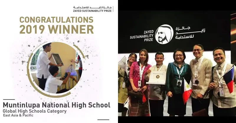 Philippine High School Wins Zayed Sustainability Prize in Abu Dhabi 1