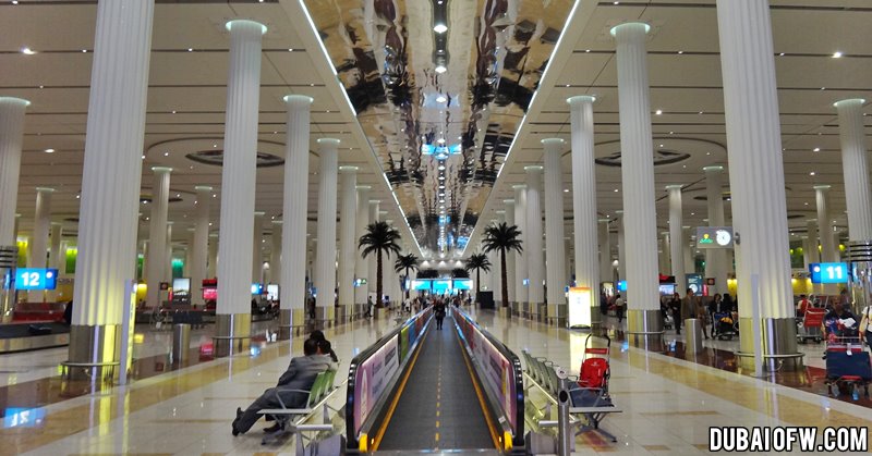 dubai airport terminal 3 arrival