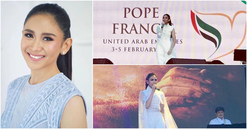 WATCH Sarah G. Performs After Pope's Holy Mass in UAE