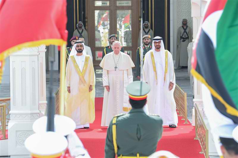 uae papal visit abu dhabi