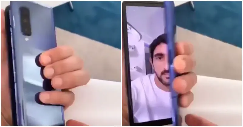 WATCH Sheikh Hamdan Shares Sneak Peek of Samsung's 'Bendable' Phone a