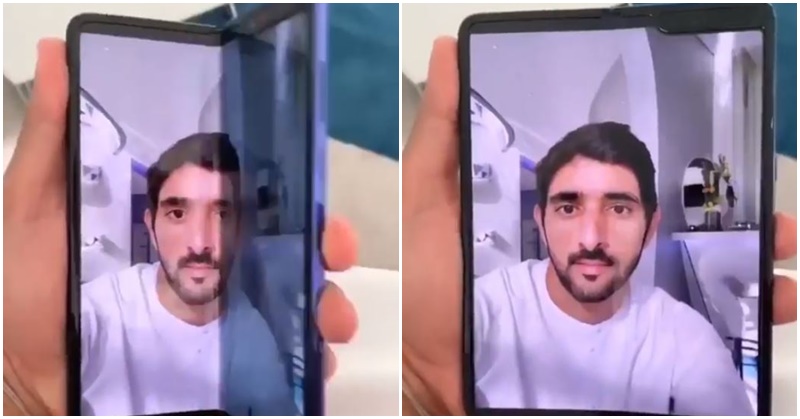 WATCH Sheikh Hamdan Shares Sneak Peek of Samsung's 'Bendable' Phone a