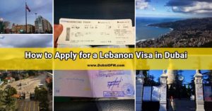 tourist visa to uae from lebanon