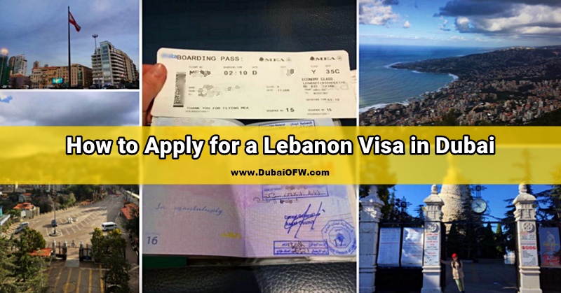 lebanon visa dubai