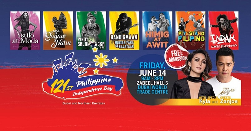 Philippine Independence Day Celebrations on June 14 at DWTC | Dubai OFW