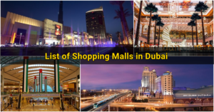 List of Shopping Malls in Dubai