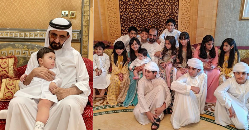 PHOTOS Ruler of Dubai Celebrates Eid Al Fitr with Family