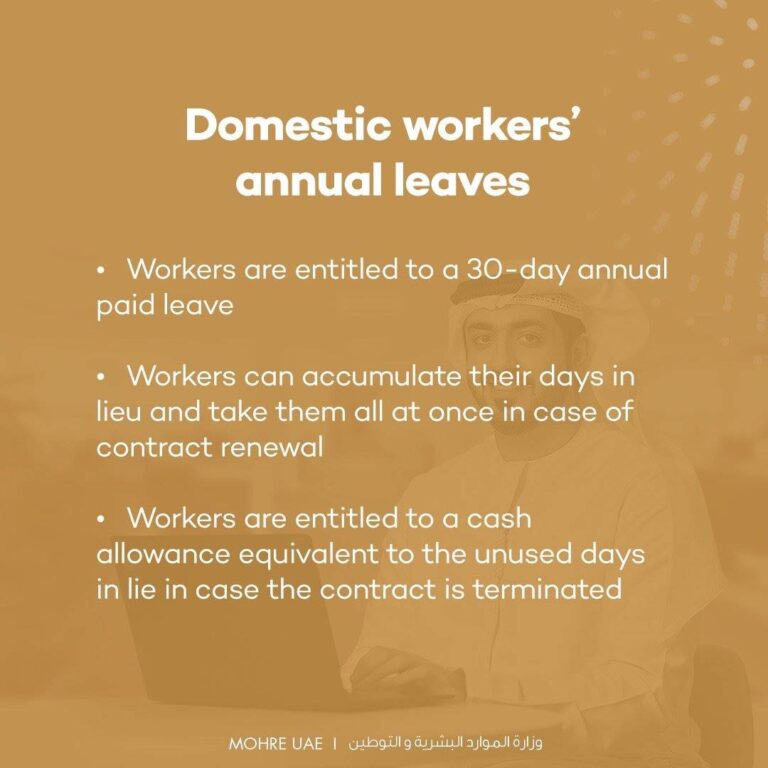 UAE Labour Law Understanding Annual Leave Dubai OFW