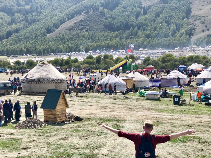 Kyrchyn Village during World Nomad Games