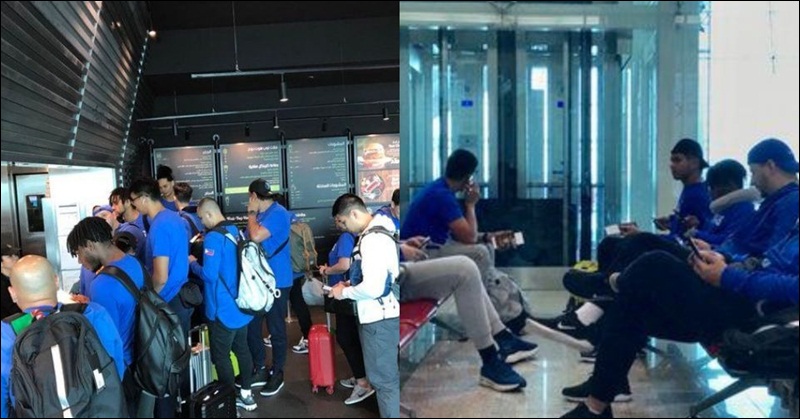 Team Gilas Makes a Pit Stop in Dubai before Flying out to Spain for Training