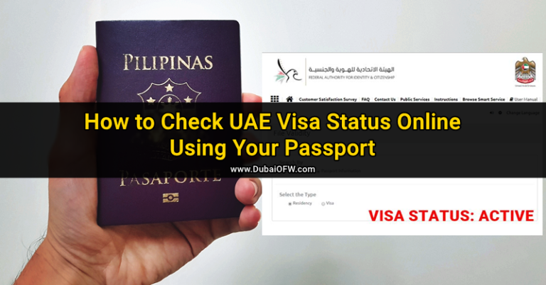 passport validity for dubai travel