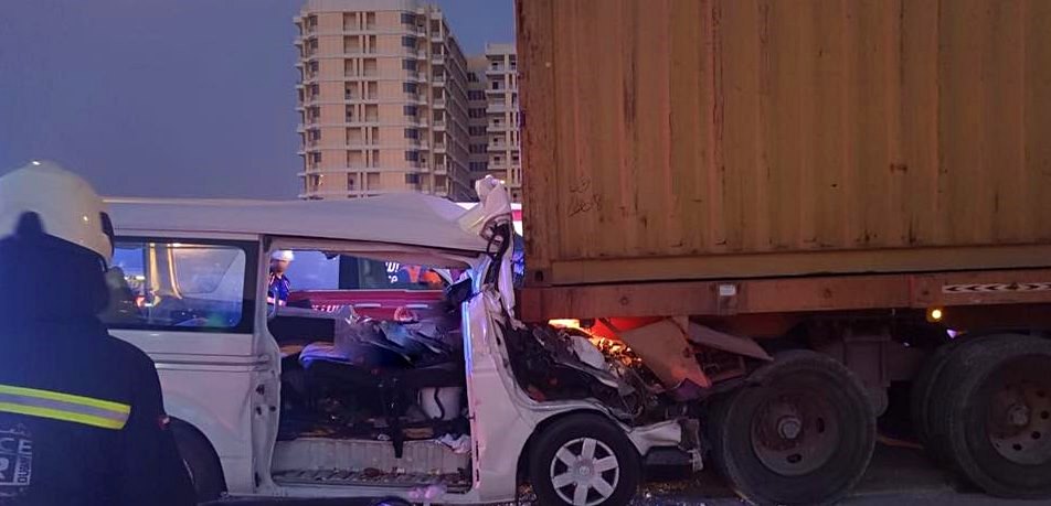 Mohamed Bin Zayed Road accident dubai