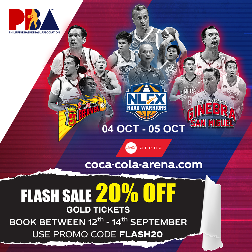 PBA Flash Sale Dubai Coca Cola Arena event