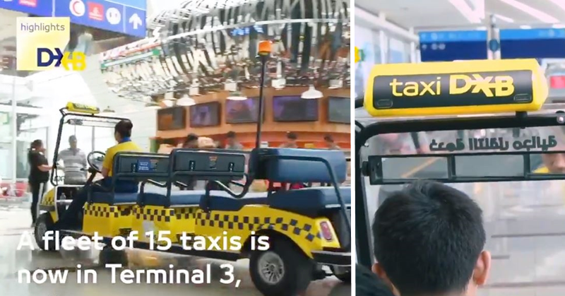 VIDEO Catch Free Taxi Service Within Dubai International Airport
