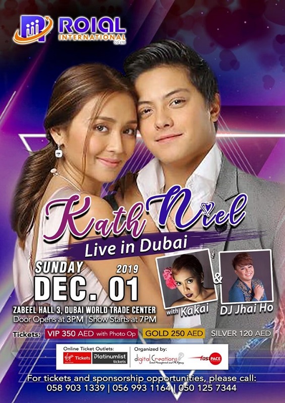 Fans can Watch 'Kathniel' Live in Dubai on December 1st