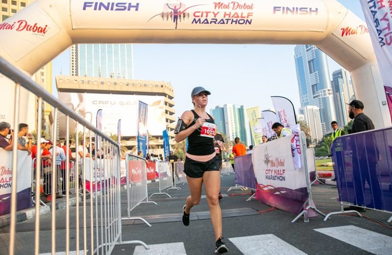 In Photos Over 2000 Runners Join the Mai Dubai City Half Marathon